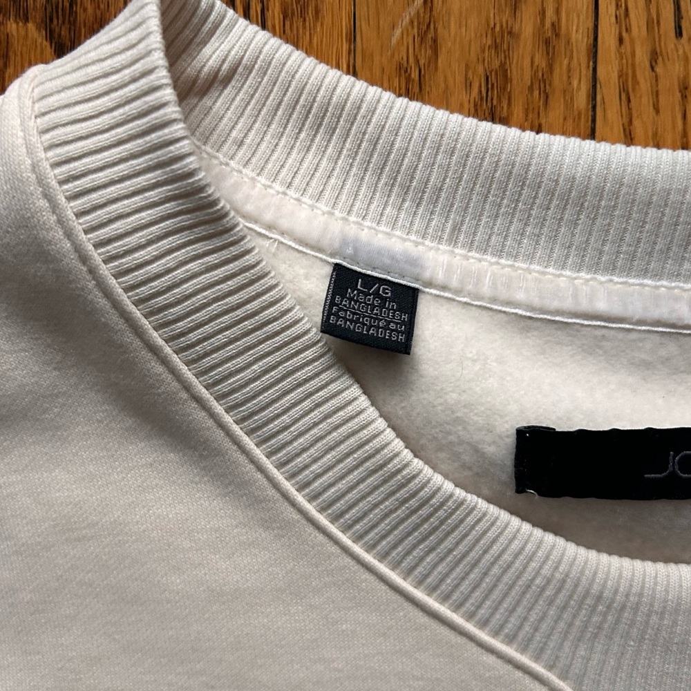 Joe's Jeans Men's Off-White Crewneck Sweater - Picture 3 of 4